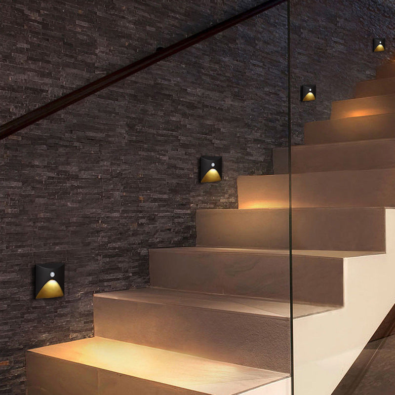 recessed stair step light